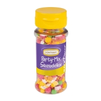 6 St. Streudekor, Party-Mix, 54 g / St