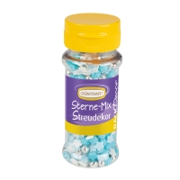 6 St. Streudekor, Sterne-Mix, 55 g / St.