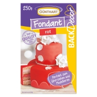 8 St. Rollfondant, rot