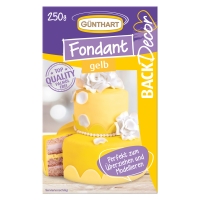 8 St. Rollfondant, gelb