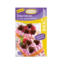 12 St. Dekor-Herzen, Schokolade