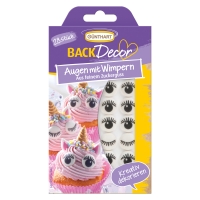 15 St. Zucker-Augen mit Wimpern