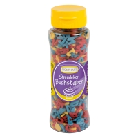 6 St. Streudekor, Zucker-Buchstaben, 100 g / St.