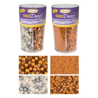 8 St. Mehrkammer-Streudose Weihnachts-Mix, 138 g / St.