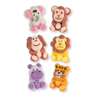 48 St. Zucker-Tiere, sitzend, sortiert