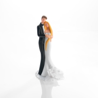 1 St. Porzellanaufsatz Brautpaar, weiß