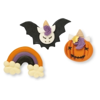 48 St. Zucker-Einhorn-Set, Halloween