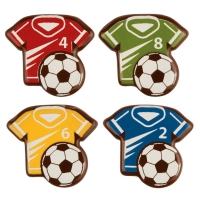 96 St. Fußballtrikot, dunkle Schokolade, sortiert E171