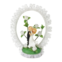 1 St. Poly-Brautpaar-Aufsatz, klein