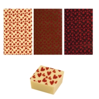 20 St. Transferfolie Herzen