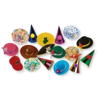 100 St. Hüte klein, sortiert