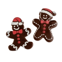 112 St. Lebkuchenmännchen, dunkle Schokolade, sortiert