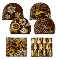 24 St. Stammabschnitte, dunkle Schokolade, sortiert E171