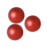 30 St. Schokoladen-Hohlkugel 3D, dunkle Schokolade, rot