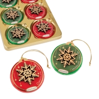 16 St. Pralinentaler mit Weihnachtsdekor