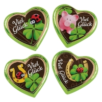40 St. Gr.Pralinherzen Viel Glück