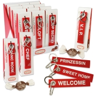 12 St. Pralinentäschchen mit Schlüsselanhänger