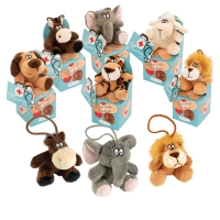 12 St. Plüsch-Tiere  Gute Besserung