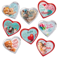 40 St. Gr. Pralinenherzen  Gute Besserung