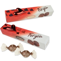 12 St. Pralinenpräsent mit Porzellanherz