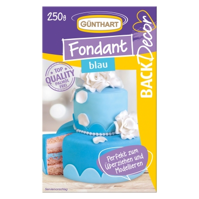 8 St. Rollfondant, blau 
