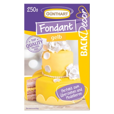 8 St. Rollfondant, gelb 