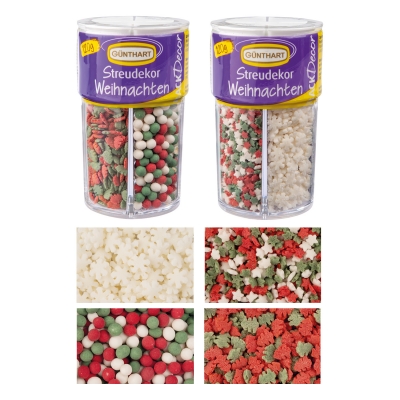 8 St. Streudekor Weihnachten 