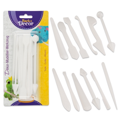 10 St. Dekor-Modellier-Werkzeug 