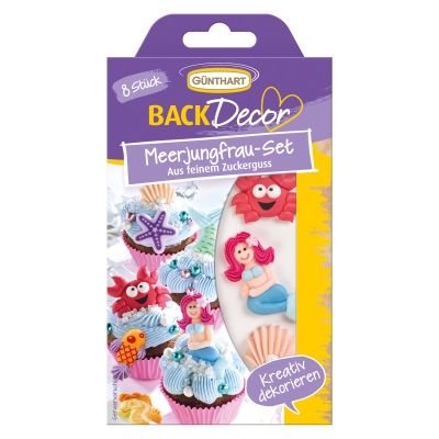 15 St. Zucker-Set Meerjungfrau 