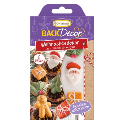 15 St. Zucker-Weihnachtsdekor 