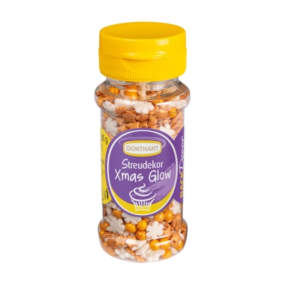 6 St. Streudekor, X-Mas Glow, 60 g 