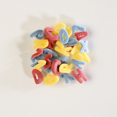 1 St. Streudekor, Alphabet, bunt 1,4 kg 