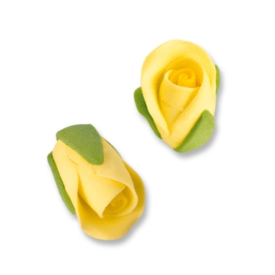 36 St. Feinzucker Rosenknospen gelb 