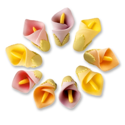 48 St. Feinzucker-Blumen  Calla ,sortiert 