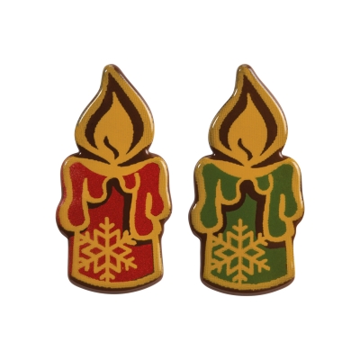 144 St. Kerzen, dunkle Schokolade, sortiert 