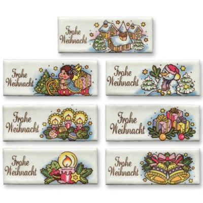 24 St. Dekor-Weihnacht-Streifen 