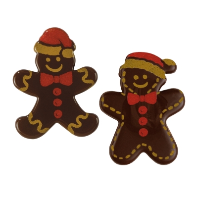112 St. Lebkuchenmännchen, dunkle Schokolade, sortiert 