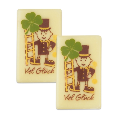 75 St. Aufleger Kaminfeger  Viel Glück , weiße Schokolade 