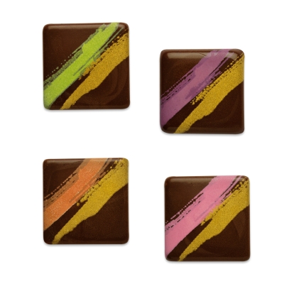 240 St. Quadrate dunkle Schokolade, E30217 E171 