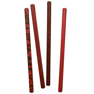 66 St. Stäbchen, rot, dunkle Schokolade, sortiert 