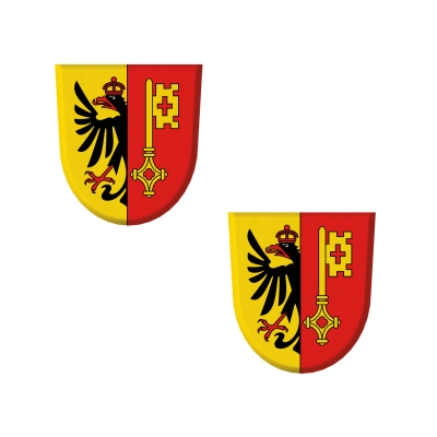 100 St. Dekor-Wappen Genf 