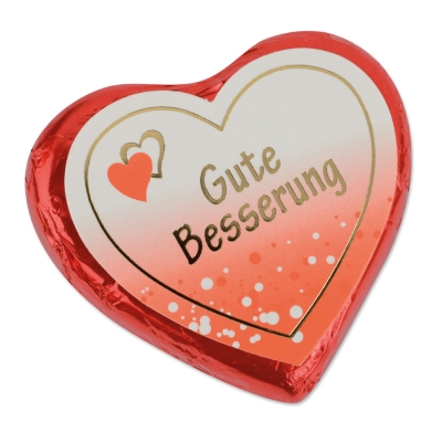 40 St. Nougat-Herz rot, Gute Besserung 