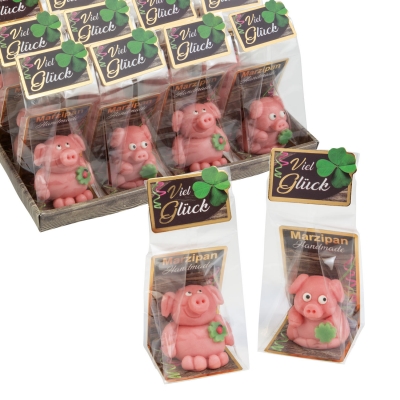 12 St. Marzipan-Schweinchen, sortiert 